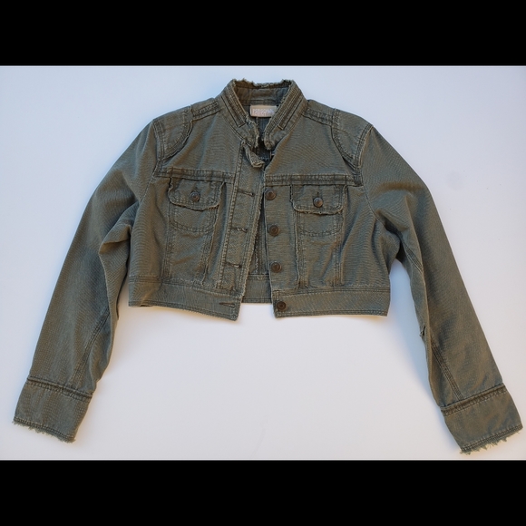 Crop Jean Jacket XL - Picture 1 of 3